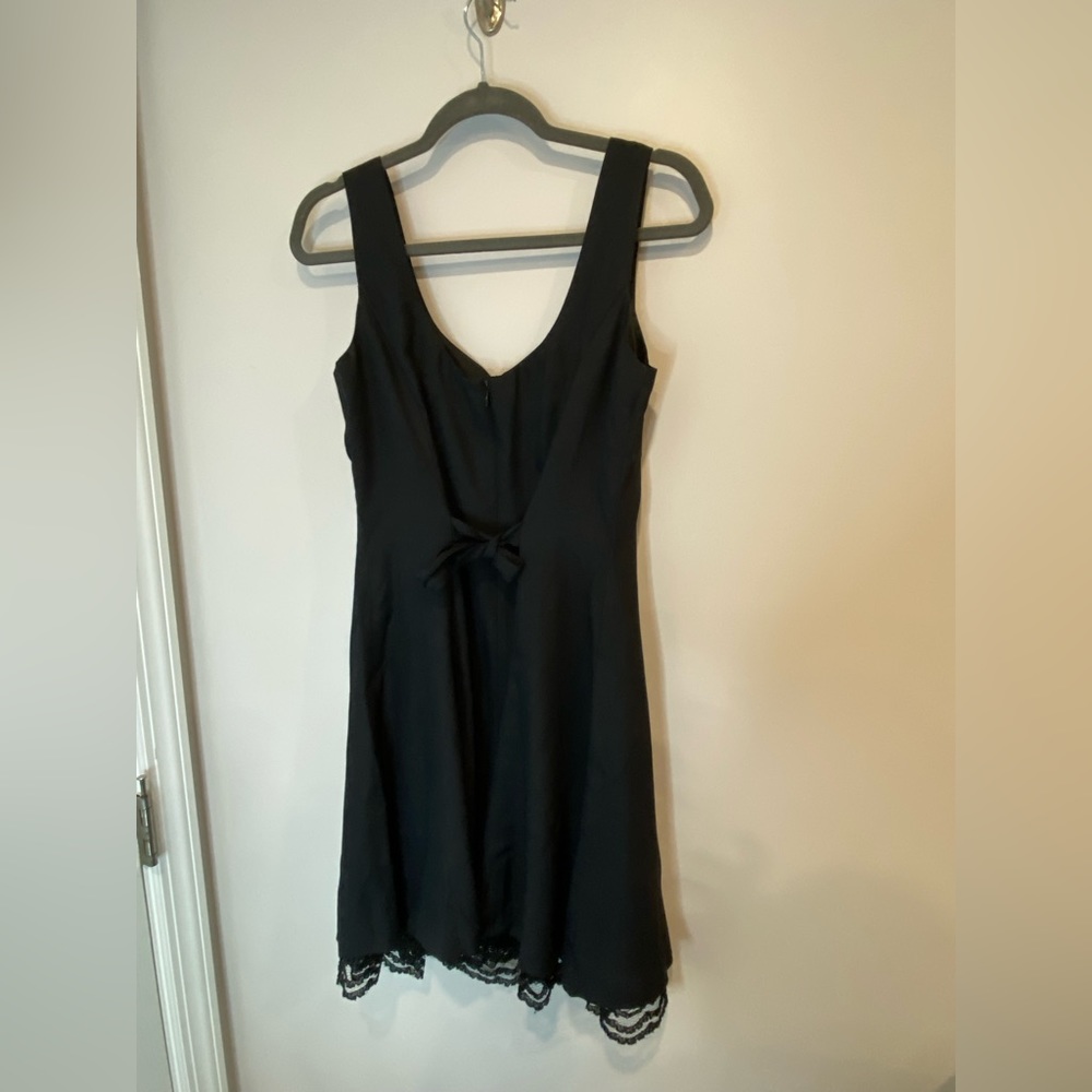 VTG Donna Ricco Black Dress with Sweetheart Neckline - Picture 7 of 8